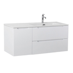 Подвесная тумба с раковиной BelBagno ETNA 120 Bianco Lucido правая, ETNA-1200-2C-1A-SO-BL-R + BB1200ETL-R