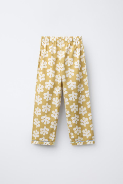 ZARA ПИЖАМА С ПРИНТОМ, ЗЕЛЕНЫЙ