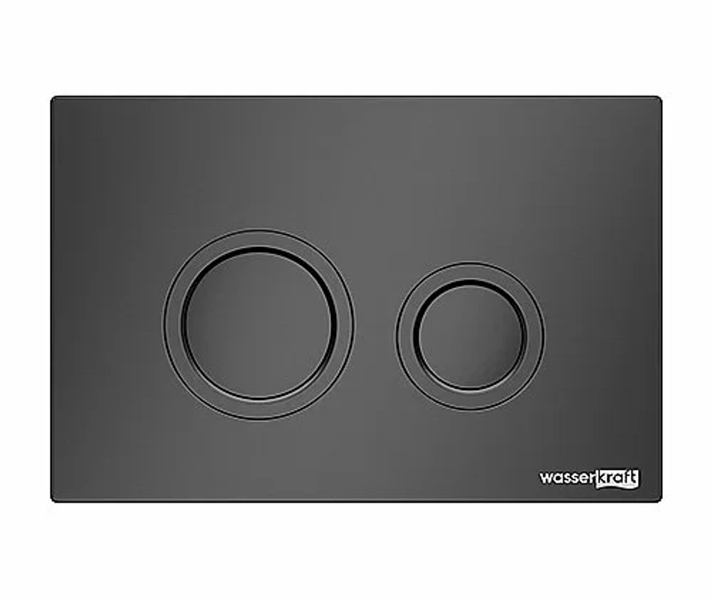 Инсталляция для унитаза WasserKraft Glan 66TLT.010.ME.WH.MB01 с черной матовой кнопкой