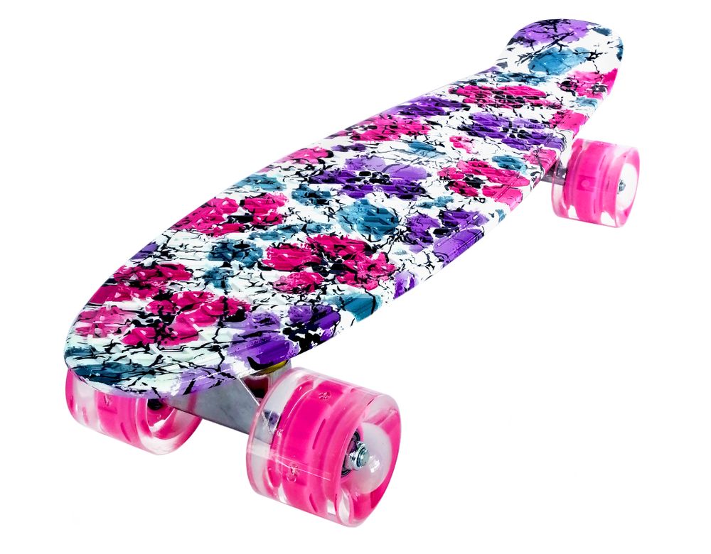 Скейтборд PWSport Colors 22" Flower
