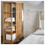 Ящик для одежды - NORDKISA IKEA/НОРДКИСА ИКЕА, 47х120х186 см, свело-коричневый