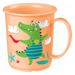 КРУЖКА ДЕТСКАЯ С ДЕКОРОМ 0,18Л (Оранжевый)