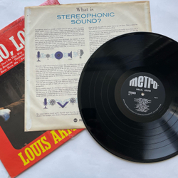 Винтажная виниловая пластинка LP Louis Armstrong Hello, Louis (США 1965)