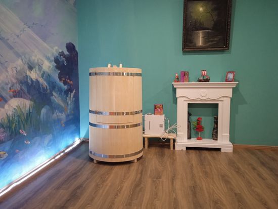 Комплект "КРУГЛЫЙ СТАРТ" (кедровая бочка с парогенератором)