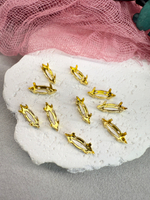 Оправа #4220 Navette spfinx 15*4 мм Золото