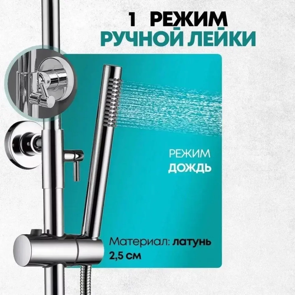 Душевая система Grocenberg GB7099CR Хром