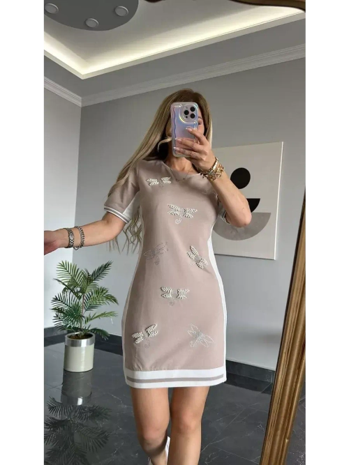 Платье с принтом