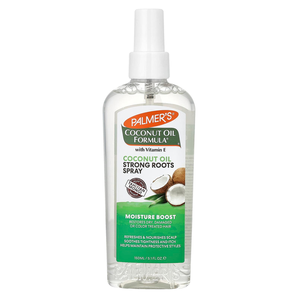 Palmer's, Coconut Oil Formula® с витамином E, спрей для укрепления корней, увлажнение, 150 мл (5,1 жидк. унц.)