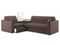 Диван угловой с Баром Неаполь 1,4 - Velutto 23 шоколад/ коричневая накладка