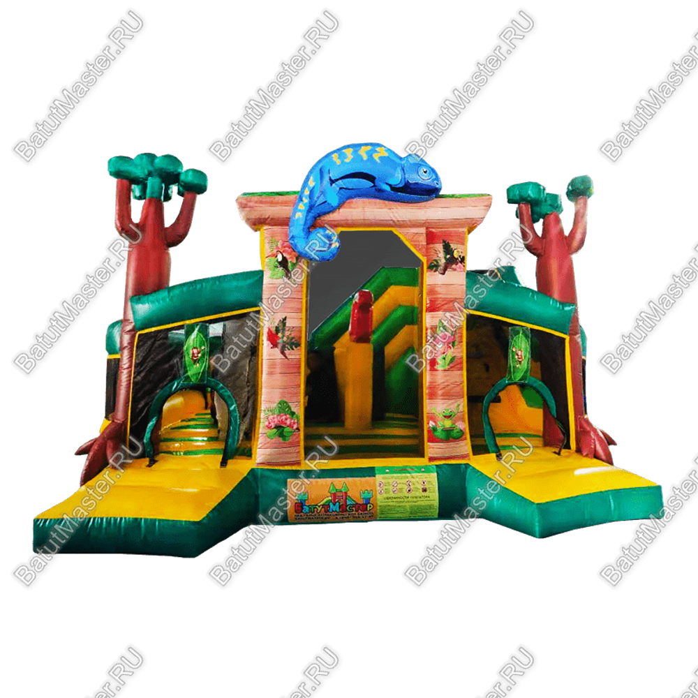 Надувной батут "Сафари клуб", 5*5*4,5 м