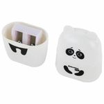 Точилка с ластиком 2 в 1 BRAUBERG KIDS "Панда", 2 отверстия, блистер, 271988