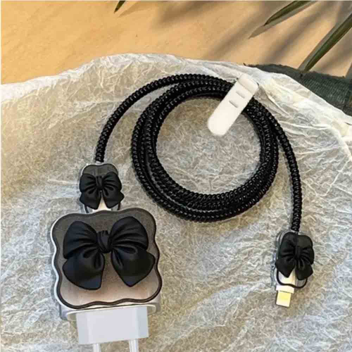 Защитный чехол для зарядного устройства Бантик