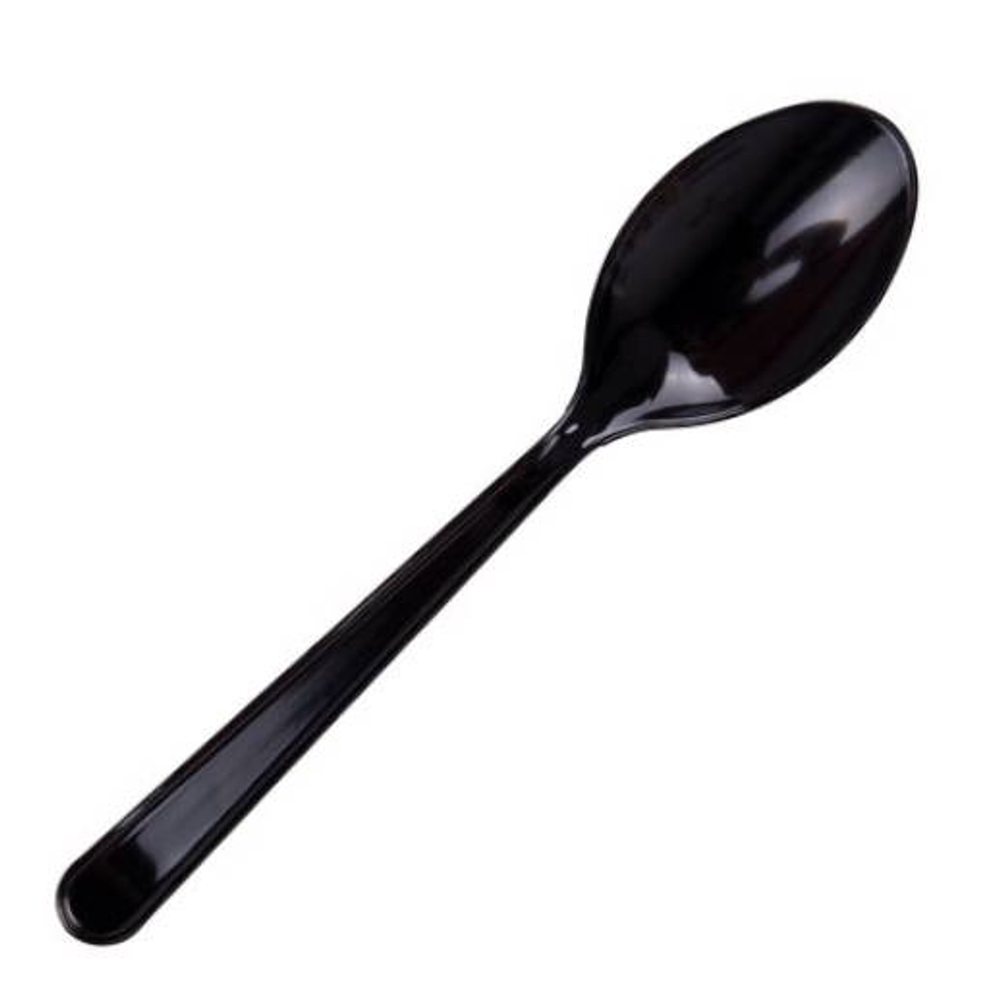 Ложка столовая ПРЕМИУМ 180мм чёрная ПС (50) ВЗЛП