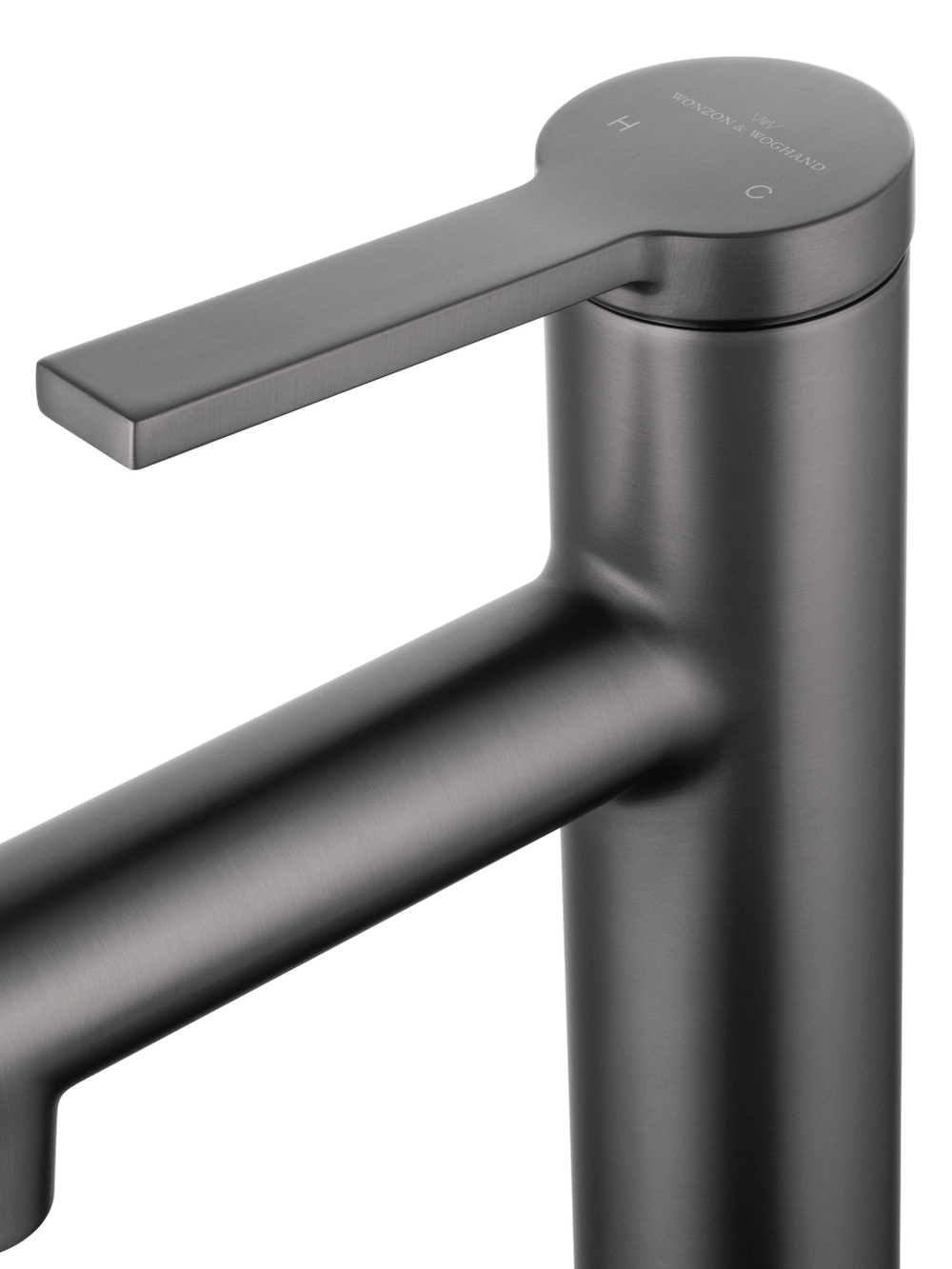 Смеситель для раковины с функцией полоскания WONZON & WOGHAND, Темный графит (WW-H1017-BGG)