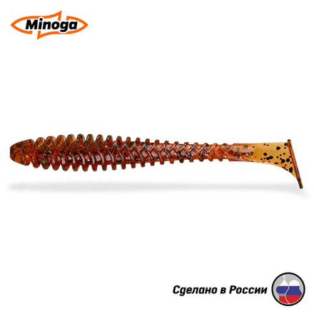 Силиконовая приманка "Minoga" ACTION FAT  6,1"(3шт) 155мм, 17,74 гр, цвет 003