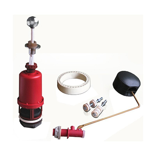 Арматура для бачка РБМ штоковая, боковая подводка, АС-1.1 белая