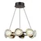 SL6018.203.64 Светильник подвесной ST-Luce черный/ золотистый / прозрачный LED 1*64W 4000K MYSTERY