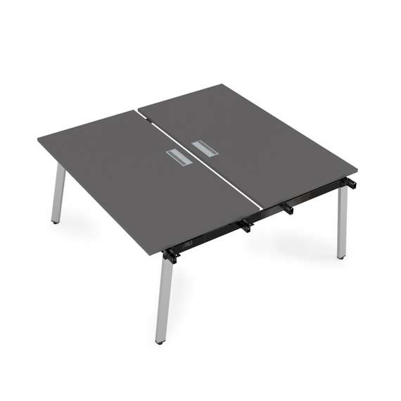 10БДН.274 Стол системы Бенч, сдвоенный, на 2 рабочих места - начальный (1600*1435*750)