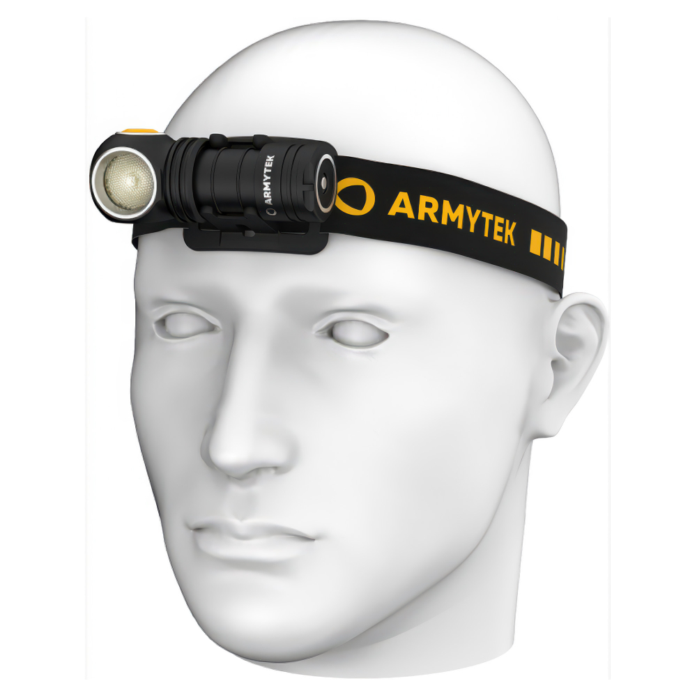 Налобный фонарь Armytek Wizard C1 Pro Magnet USB (теплый свет) - компактные размеры и легкий вес для удобного ношения.