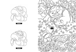 Hachette раскраска по номерам DISNEY TEENS - Atelier de coloriages - Je dessine Stitch