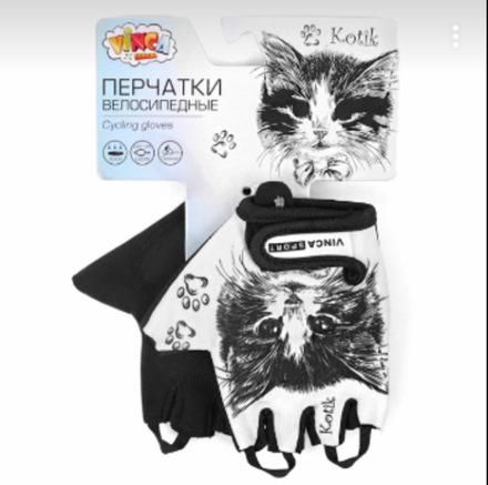 Перчатки велосипедные детские, КOTIK, 5XS VG 802 Kotik (5)