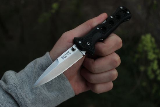 Складной нож Cold Steel 10AC Counter Point 2 c клинком из стали AUS-8, рукоять Grivory (Griv-Ex)