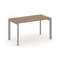 Style Project Стол письменный SN-59P.SP-014 Дуб Табак/Металл Серый/Серебро Заглушка 1580*700*750