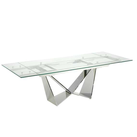 Раздвижной стеклянный стол CT2302 /1027