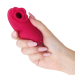 Розовый клиторальный вибромассажер Losa - 10,1 см. (Цвет: розовый)