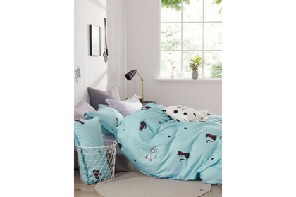 Постельное белье GoodNight Сатин Делюкс 3 с компаньоном 1,5 сп. (с нав. 50х70)