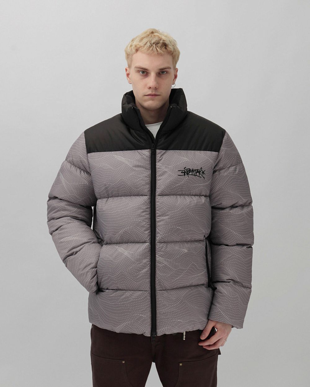Купить Пуховик Anteater Downjacket Waves Бежевая Пуховик Anteater Downjacket Waves Бежевая
