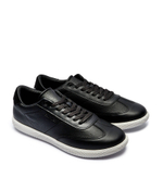 Кожаные кроссовки Calvin Klein - черный(HM0HM01803)