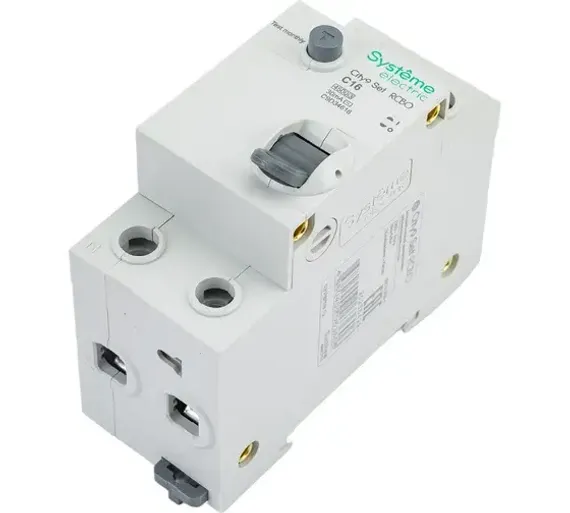 Автомат дифференциального тока Systeme Electric City9 Set 2П 16А/30мА АС 2дин 38099