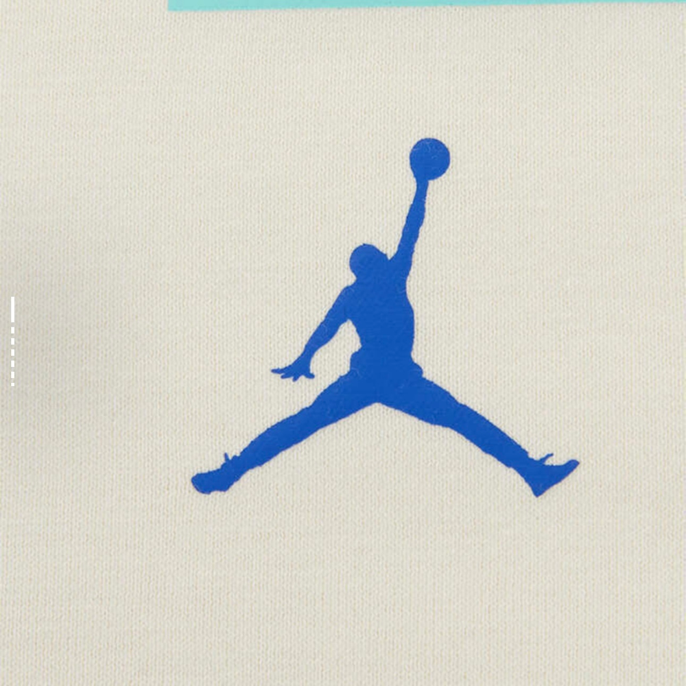 Футболка Jordan 23 «Blue Logo» GCEL, беж.