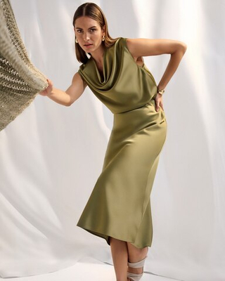 Атласная блузка Black Label