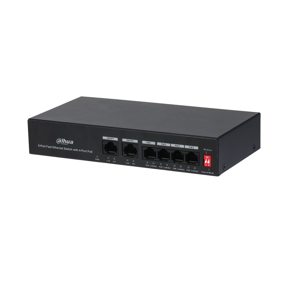 Коммутатор Dahua DH-S3006-4ET-45