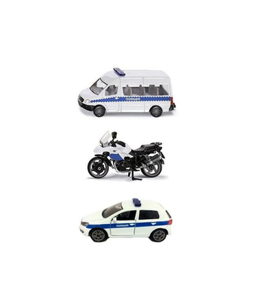 Набор машин Siku 1824RUS Полиция 1/55, белый