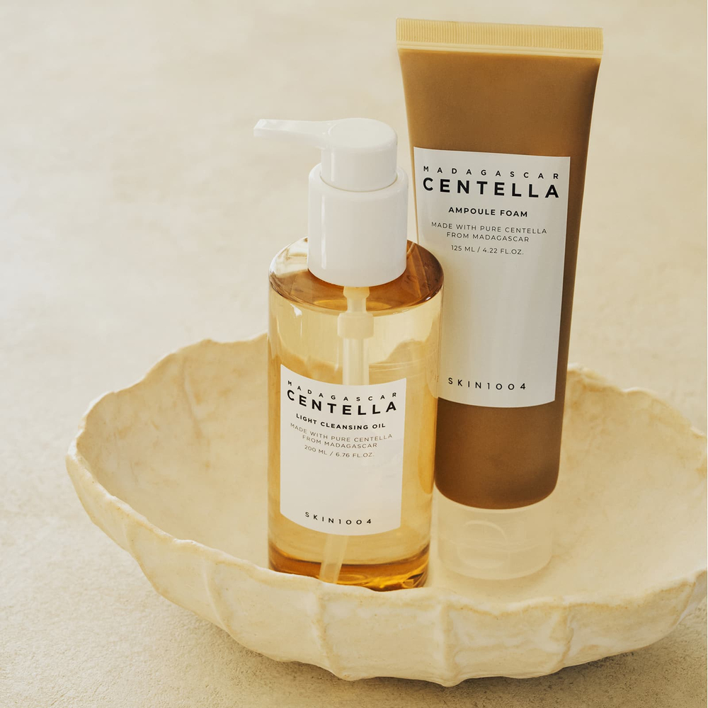 SKIN1004, Madagascar Centella, двойное очищающее средство, набор из 2 предметов