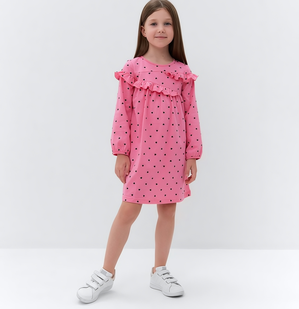 Платье А.9-72-1. розовый, р. 122 9884016