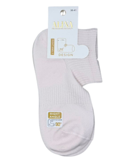 Носки женские укороченные с вывязанной пяткой 90 градусов 10 шт.