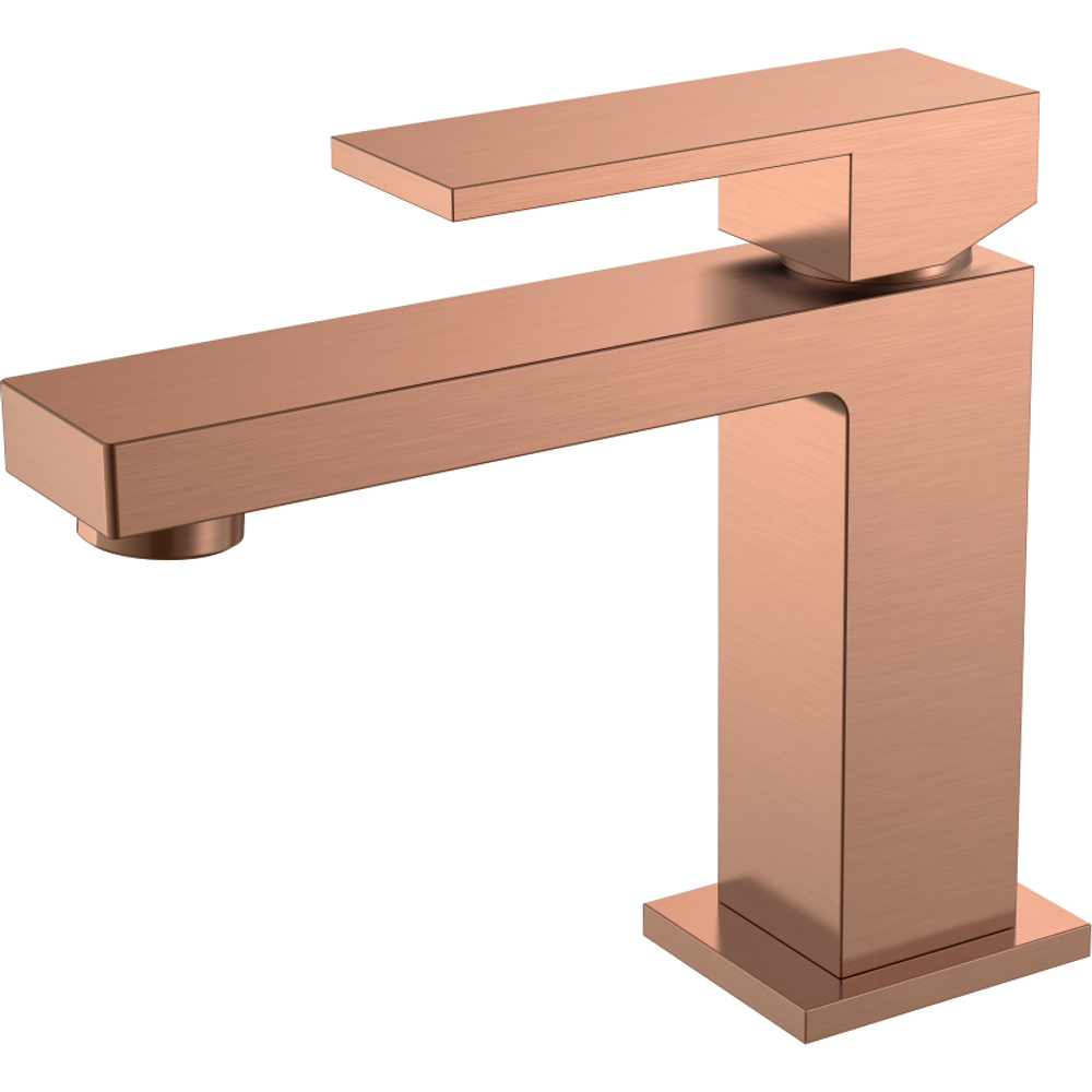 Смеситель для раковины Boheme Qubic 471-CB Copper Brushed