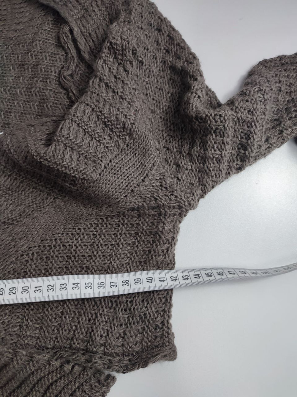 Болеро вязаное бежевое 46 размер