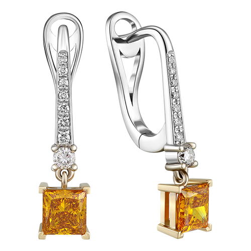 Серьги  1.924 ct