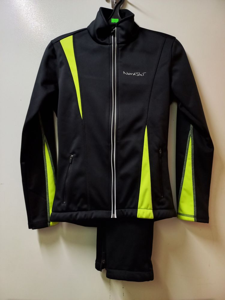 Разминочный костюм NordSki Activе Junior Black/Lime