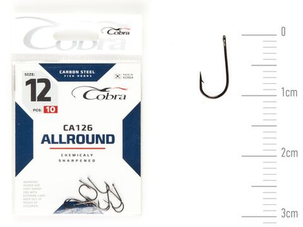 Крючки Cobra Allround VIKING сер. CA126 разм. 012 10шт.
