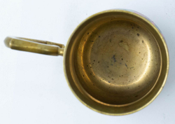 Кружка с полихромным ориентальным декором. Индия, ручная работа. II половина XX в.Ширина - 14см. Выс