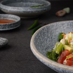 Салатник 450 мл 19,5*17,5 см h5/4,3 см Side Up Stone Untouched Taiga P.L. Proff Cuisine [6]