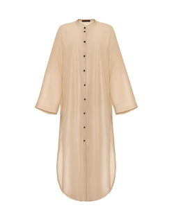 Платье-рубашка из батиста
