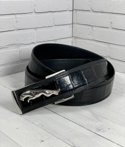 Ремень Jaguar из кожи крокодила