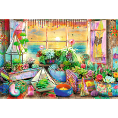 Puzzle "501" - Beach House / Wooden Puzzles